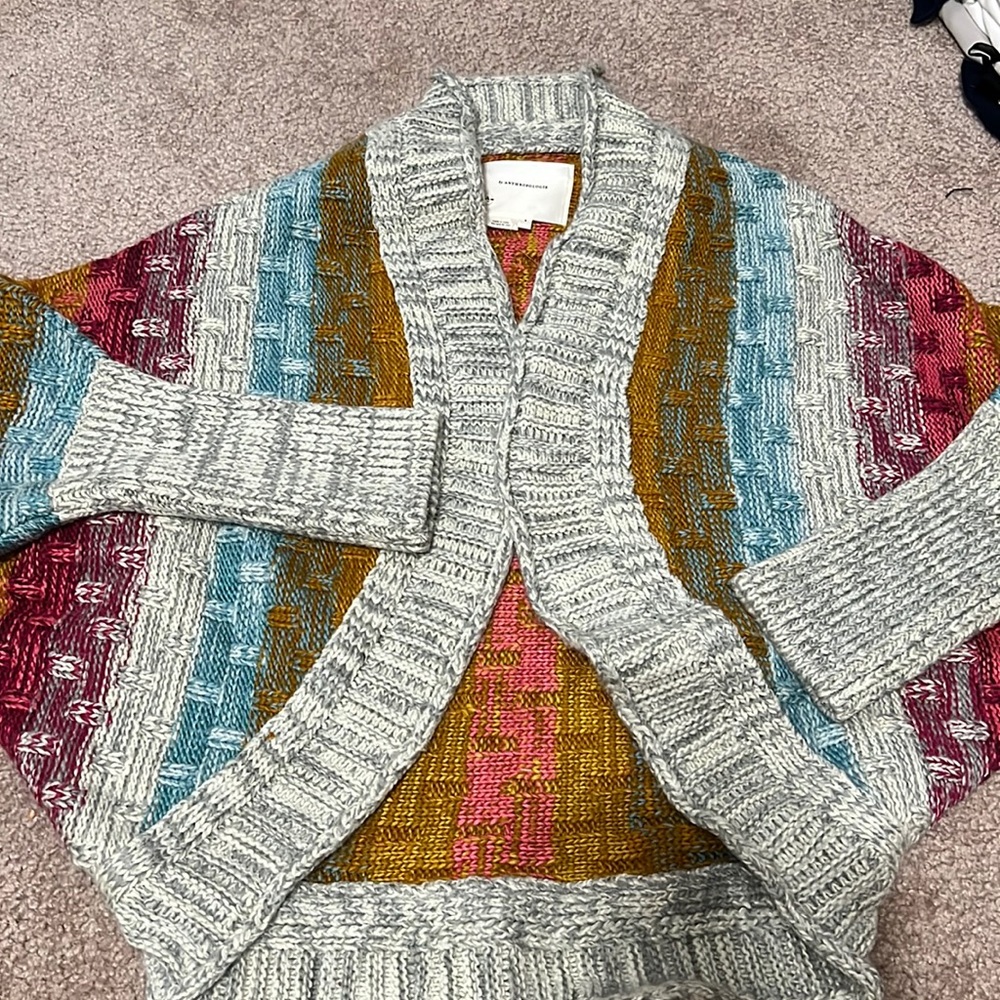 Anthropology colorful sweater, never worn